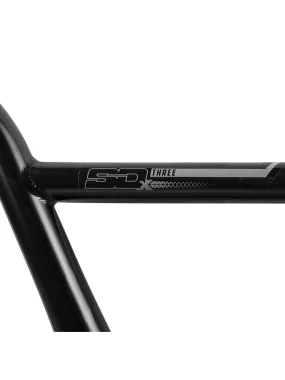 SD-X Three Handlebar Cr-Mo Lite Butted Black
